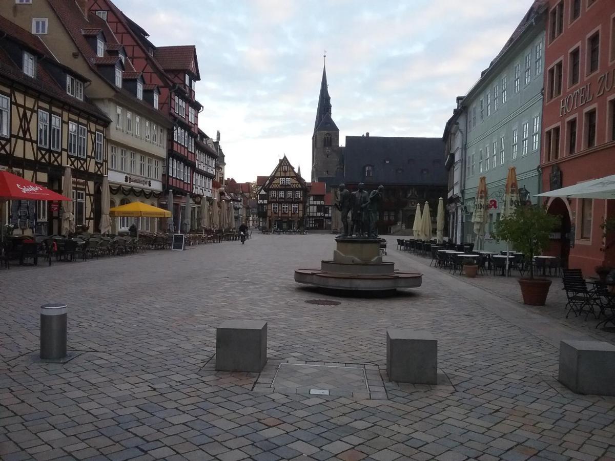 Usis_Ferienwohnung Im Harz クヴェードリンブルク エクステリア 写真