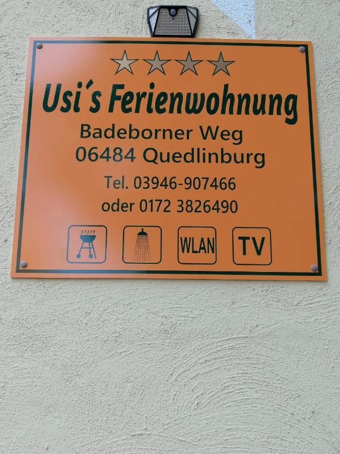 Usis_Ferienwohnung Im Harz クヴェードリンブルク エクステリア 写真